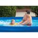 Intex 13' x 32" Easy Set Above Ground Swimming Pool Kit & Filter Pump & Cover 32.0 H x 156.0 W x 156.0 D in Plastic in Blue | Wayfair