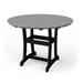 YardCraft Stella Bar Outdoor Table Plastic in Gray/Black/Brown | 54 H x 54 W x 54 D in | Wayfair PBT54-DB