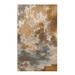 Brown 72 x 48 x 0.31 in Area Rug - Haus & Home Onyx Contemporary Modern Abstract Camel Indoor Area Rug, | 72 H x 48 W x 0.31 D in | Wayfair
