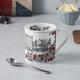 Royally British Mug - Lovingly Made In Britain - Featuring the Queen and Buckingham Palace, Fine Bone China, Coffee Mug, Tea Mug, Made in UK