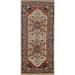 Geometric Traditional Heriz Serapi Wool Rug Hand-knotted Foyer Carpet - 2'7" x 6'1"