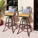 Pellebant Outdoor Patio Swivel Aluminum Bar Stools with Sunbrella Cushion - 18.51'' x 45.28''