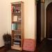 Wood Bookcase Tall Narrow Corona Collection | Furniture Dash