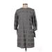 H&M Casual Dress: Gray Plaid Dresses - Women's Size 6