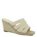 Vince Camuto Molisana Wedge - Womens 10 Bone Sandal Medium