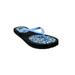 Women's Patterned Insole Flip Flop by GaaHuu in Ditsy Floral (Size LARGE 9-10)
