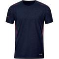 JAKO Herren T-shirt T Shirt Challenge, Marine Meliert/Maroon, XL EU