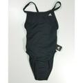 Adidas Swim | Adidas Womens Solid Vortex-Back One Piece Swimsuit Size 26 - Black Awx8611 | Color: Black | Size: 26.