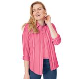 Blair Women's Fiesta Long-Sleeve Shirt - Pink - XL - Womens