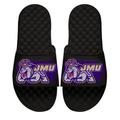 Men's ISlide Black James Madison Dukes Mascot Slide Sandals