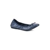 Wide Width Women's White Mountain Sunnyside Ii Ballet Flat by White Mountain in Navy Smooth (Size 9 W)