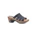 Women's White Mountain Valora Mule Sandal by White Mountain in Navy Woven (Size 7 1/2 M)