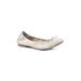 Wide Width Women's White Mountain Sunnyside Ii Ballet Flat by White Mountain in Bone Smooth (Size 9 W)