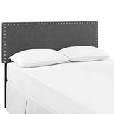 Modway Wood Grey 'Phoebe' Queen Size Upholstered Headboard