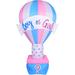 Fraser Hill Farm 10-Ft. Tall Boy or Girl Outdoor Blow-Up Inflatable w/Lights & Storage Bag, Gender Reveal Celebration Party