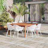 Amazonia Medford 9-Piece Eucalyptus Wood Patio Dining set