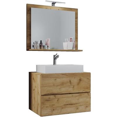 VCM Morgenthaler 3-tlg. Badmöbel-Set »Lendas M« 60 cm braun
