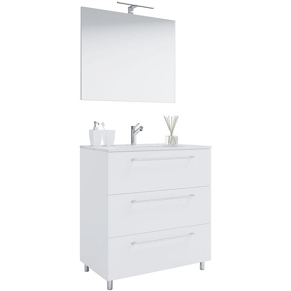 VCM Morgenthaler 3-tlg. Badmöbel-Set »Schubo« 60 cm 3 Schübe weiß