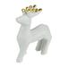 Northlight Seasonal 4.25" Glittery White Ceramic Reindeer Christmas Figure Ceramic | 4.25 H x 3.25 W x 1.25 D in | Wayfair NORTHLIGHT Q592817