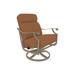 Tropitone Montreux Patio Chair w/ Cushion in Brown | 41 H x 31.5 W x 35 D in | Wayfair 720211SSA_MOA_Tasmania Circle