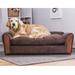 Tucker Murphy Pet™ Katonah VIP Dog Sofa Metal in Brown | 13 H x 40 W x 23 D in | Wayfair 87F6C28396F84CEBBDF651826AB61AC0