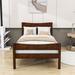Red Barrel Studio® Wood Platform Bed Wood in Brown | 35 H x 41 W x 79 D in | Wayfair 90ACDBF0F31949D3919174BF5E353D0A