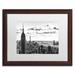 Trademark Fine Art "NY Cityscape" by Philippe Hugonnard Framed Photographic Print Canvas in Black/White | 0.5 D in | Wayfair PH0195-W1620MF