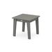 POLYWOOD® Lakeside End Outdoor Table Plastic in Gray | 17 H x 18.25 W x 18.25 D in | Wayfair CTL19GY