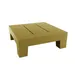 Vondom Jut Table 60 - 44405F-CHAMPAGNE