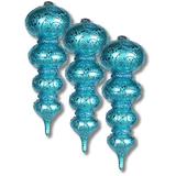 The Holiday Aisle® 3 Piece Solid Ball Ornament Set Plastic in Blue | 3 W x 3 D in | Wayfair E18C059D58E94522BDA8CF81708AF0DA