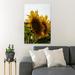 Gracie Oaks Sunflower In Close Up Photography 72 - 1 Piece Rectangle Graphic Art Print On Wrapped Canvas in Yellow | 14 H x 11 W x 2 D in | Wayfair