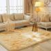 White/Yellow 72 x 48 x 2.43 in Area Rug - Everly Quinn Pale Yellow Area Rug, Shag Carpet For Girls Boys Room, Furry Rug For Baby Room, Fuzzy Rug For Dorm Nursery Room Polyester | Wayfair