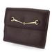 Gucci Bags | Gucci W Hook Purse Hose Bit Leather Auth Used T18589 | Color: Brown | Size: Width: 12cm Height: 10cm Machi: 2cm