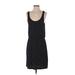 H&M Casual Dress Scoop Neck Sleeveless: Black Dresses - Women's Size Small