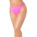 Plus Size Women's Adjustable Knot Swim Brief by Swimsuits For All in Watermelon Sugar (Size 14)