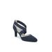 Wide Width Women's Gallery Pump by LifeStride in Navy (Size 8 W)