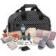 Pre Packed Hospital Deluxe Birth Bag Maternity Polka Dot Bag Newborn Baby Mum-To-Be