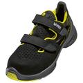Uvex 68420 Safety Sandals - S1 SRC - Yellow/Black - Width 14 - Extra Wide, Yellow / Black, 8.5 UK