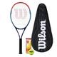 Wilson Impact Tennis Racket & 3 Tennis Balls (Racket, Cover & Tennis Balls)