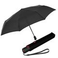 Knirps Ultra U.200 Medium Duomatic Pocket Umbrella - Automatic Open and Close - Storm Resistant - Windproof, Black, 26.00