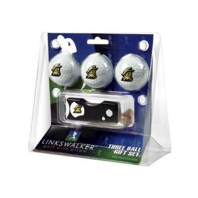 Links Walker Appalachian State Mountaineers Spring Action Divot Tool & 3 Ball Gift Set