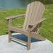 Recycled Plastic Modern Adirondack Chair,Outdoor Patio Chair