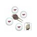 Team Golf NCAA Virginia Tech University 4-Pack Team Golf Ball Gift Set