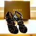 Gucci Shoes | Gucci High Heels Shoes, Brand New Never Wear Out, Only Trying At Home | Color: Black/Gold | Size: 7