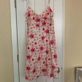 J. Crew Dresses | J Crew Beautiful Floral Summer Dress. Size 10. New With Tags. | Color: Cream/Pink | Size: 10