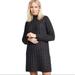 Madewell Dresses | Madewell Donegal Rolled Neck Sweater Dress | Color: Black/Gray | Size: M