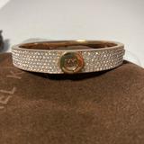 Michael Kors Jewelry | Michael Kors - Rosegold Pave Crystal Bangle / Bracelet | Color: Gold | Size: Os