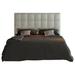 Hispania Home Klass Standard Bed Upholstered/Faux leather in Black | 56 H x 80 W x 83 D in | Wayfair Klass104-Q