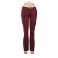 Wax Jean Jeans - Mid/Reg Rise: Burgundy Bottoms - Women's Size 9