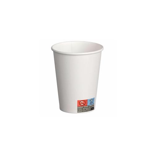 400x Kaffeebecher CoffeeToGo Pappbecher Trinkbecher weiß 200ml